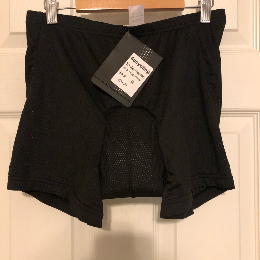 Gel padded biking underwear, never worn